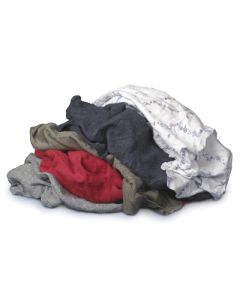 Buffalo 10082 Recycled Colored T-Shirts Knit Cloth Rags, 5 lb/Box