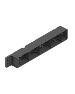 Blum SPACE STEP Cabinet Profile Spacer | Non-Handed | Orion Gray | Z95D4100