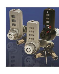 Combi-Cam Ultra Combination Cam Lock with Key Override, cabinet locks, combination  locks 