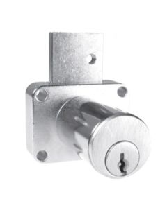 CompX National Metal 1-3/8 in Keyed Different Door Pin Tumbler Cylinder Deadbolt Drawer Lock