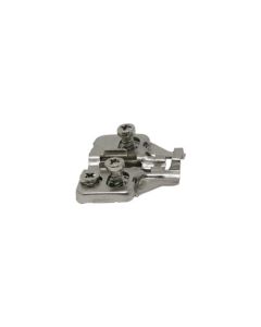 DTC PIVOT-PRO C80 Series Cam Adjustable Wing Mounting Plate | 0mm | Pre-Mounted Euro Screw | Nickel | 96T02TQ