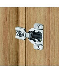 DTC PIVOT-PRO H8 105° Face Frame Hinge | 1/2" Overlay | Wraparound | 2-Cam | Soft-Close | Press-In | Nickel | H8Q055NH