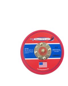 SurfPrep SPBP5PSASFE Back-Up Soft Flex Edge PSA Abrasive Disc, 5 in Dia, No Hole