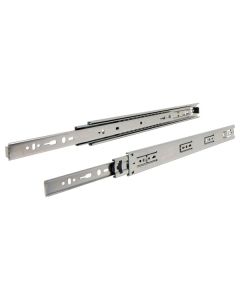 GlideRite Hardware Ball Bearing Drawer Slide | 22"L, Full Ext, 100lb, Side Mount | 2280-4512