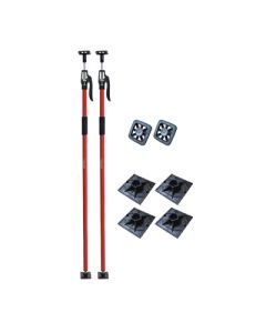 FastCap 3rd Hand® HD Series 3-H 2PK 3RD HAND 5' ABS/Steel Support System, 150 lb, 1-3/16 in Dia Outer Pole, 5 - 12 ft Extension