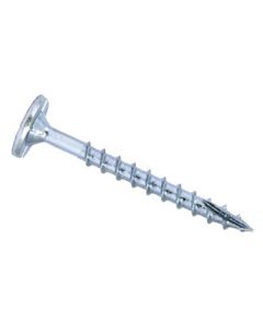 FastCap Flat with Nibs Head Square Drive #8 Coarse Thread Self-Drilling Auger Type 17 Point Zinc Self-Tapping PowerHead Wood Screw