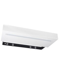 Federal Brace 39923 MDF Classic Floating Shelf Systems, 100 lb, 24 in W x 3 in H x 10 in D, White Veneer