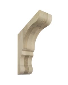 Federal Brace Lexington 40158 Wood Light-Duty Corbel, 10 in L, 3 in W, 10 in H, Overhang, Maple