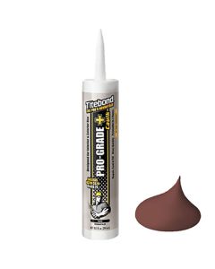 Titebond Pro-Grade Plus 8421 Caulk, 10.1 oz Cartridge, Brown, 0 to 160 deg F