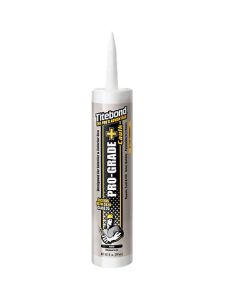 Titebond Pro-Grade Plus 8431 Caulk, 10.1 oz Cartridge, Clear, 0 to 160 deg F