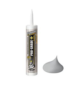 Titebond Pro-Grade Plus 8441 Caulk, 10.1 oz Cartridge, Slate Gray, 0 to 160 deg F