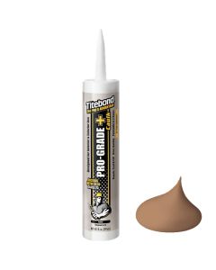 Titebond Pro-Grade Plus 8451 Caulk, 10.1 oz Cartridge, Cedar Tan, 0 to 160 deg F