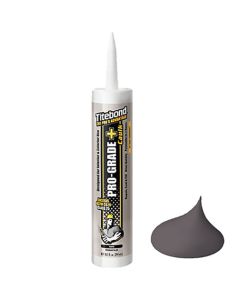 Titebond Pro-Grade Plus 8481 Caulk, 10.1 oz Cartridge, Dark Bronze, 0 to 160 deg F