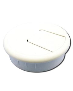 Hardware Concepts 6630 Fine Pebble Texture Plastic 2-Piece Round Wire Grommet with Cover