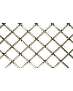 Kent Design 332P Press Crimp Wire Grill, 48 In H x 36 in W, Steel, Antique Brass