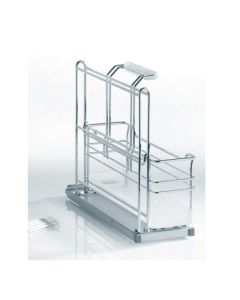 Kessebohmer Clever Storage Portero Metal Wire/Plastic 1-Basket Set