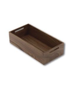 Kesseböhmer StraightLine Box with Grip Hole | Small | 8-3/8" D | Walnut | 2505390373