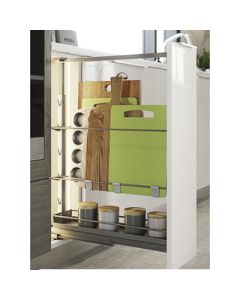Kesseböhmer DISPENSA BPO Baker's Tray Organizer | 3-7/8" H | 1-Shelf, 2-Wire Racks