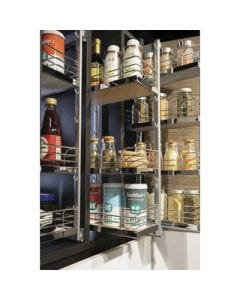 Kesseböhmer SPICE RACK Pullout Kit | 4-Shelf ARENA style