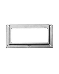 Knape & Vogt 704 ANO Steel Label Holder, 1-3/4 in L x 3-1/2 in W, Anochrome