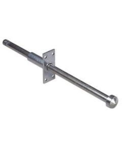 Knape & Vogt 753 ANO Extension Hang Telescopic Valet Rod, 10-5/16 in L, Steel, Anochrome