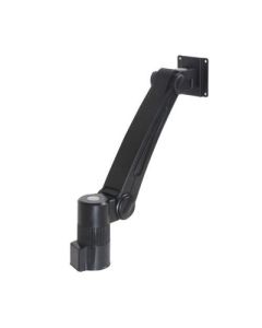 Knape & Vogt HPR-3B Monitor Arm, 7.9 in L x 4 in W x 19.1 - 19.9 in H, Black, For Hopper LCD Monitors