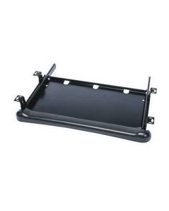 Knape & Vogt KD-100 Steel Basic Keyboard Drawer System, 75 lb Capacity, 20 in W x 10 in D Black
