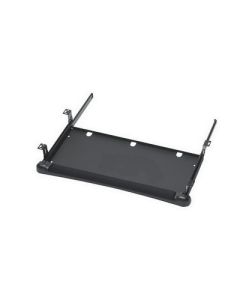Knape & Vogt KD-1000 Steel Wide Keyboard Drawer, 75 lb Capacity, 25.8 in W x 10 in D Black