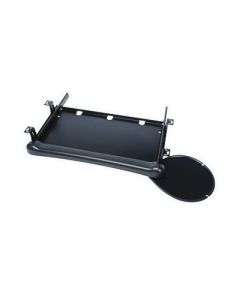 Knape & Vogt KD-110 Steel Basic Keyboard Drawer System, 75 lb Capacity, 20 in W x 10 in D Black