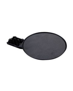 Knape & Vogt MPS Plastic Orbital Tilt/Swivel Mouse Platform, 3 in H x 14-1/2 in W, Black