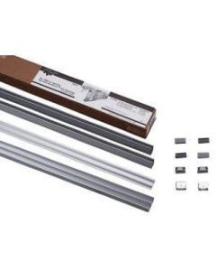 Knape & Vogt Roll-Ezy Aluminum Track Assembly Kit