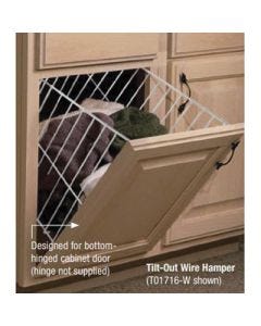 Knape & Vogt Steel Tilt-Out Wire Hamper