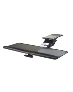 Knape & Vogt Waterloo SD-14-21 Steel Value Comfort Keyboard Arm and Tray Combo, 21 in Track, Adjustable Arm, Powder-Coated, Black