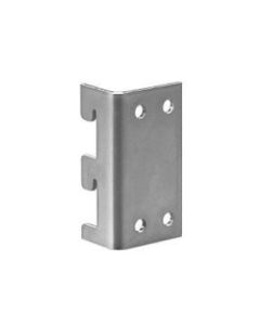 Knape & Vogt 113 Cold Rolled Steel Left Hand Panel Clip, Anochrome, For 85/185 Series Extra-Duty Standard and Bracket System