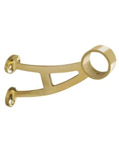 Lavi Industries 402 Brass Footrail Bracket