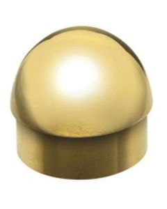 Lavi Industries 602 Brass Half Ball Rounded End Cap