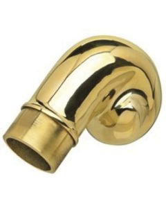 Lavi Industries 606 Brass Scroll Finial