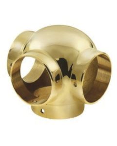 Lavi Industries 705 Brass Ball Side Outlet Tee