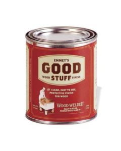 Michigan Maple Block Emmet's Good Stuff MI-FINISH-Q Wood Finish, 1 qt Resealable Aluminum Can Clear Satin