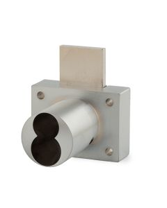 Olympus Lock 888ICP-DW-26D Die-Cast Zinc Deadbolt Drawer Lock, Satin Chrome, 1-1/8 in Dia Head