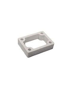 Olympus Lock 10-349-WH Plastic Spacer, 2 in L x 1-1/2 in W x 1/2 in H, White