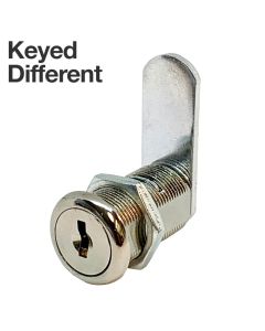 Olympus Lock Cascade Series 953 Disc Tumbler Cam Lock | 1-3/16" Cylinder, 7/8" Max. Material | Various Key (KD), Bright Nickel | 953-14A-KD