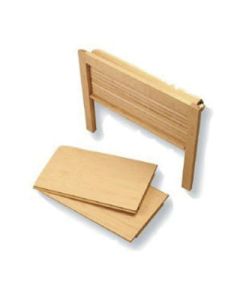 Omega National Products AG-100 Straight Appliance Garage | MDF/Solid Wood