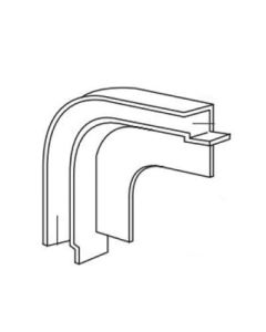 Omega National Products PVC Corner Tambour Track System