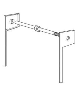 Omega National Products Plastic Frameless ST-3 Spring Tension Track