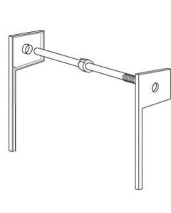 Omega National Products ST-3-24-WH Spring Tension Track System, 24 in L, White