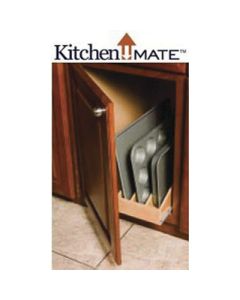 Omega National Products KitchenMate™ Roll-Out Tray Divider | Full Ext, 100lb| Maple