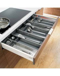 Blum ORGA-LINE Nylon/Stainless Steel Rectangle 1-Tier Cutlery Insert