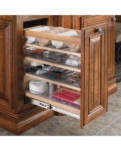 Rev-A-Shelf 448-VC Wood Pull-Out Vanity Base Organizer