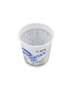 USC 36176 Polyurethane Paint Mixing Cup, 2.5 qt, Clear